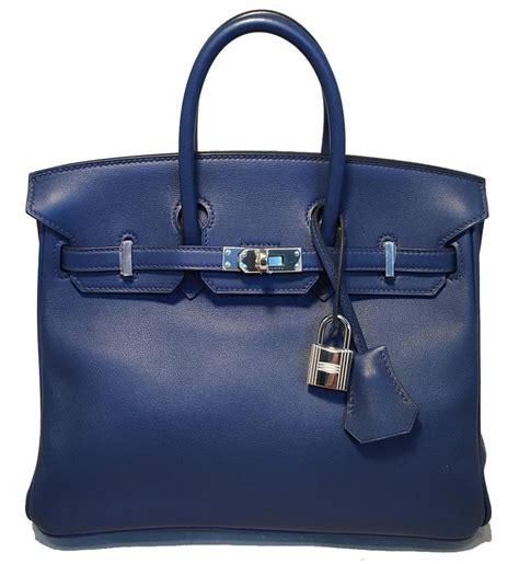 blue hermes handbag|hermes bag navy blue.